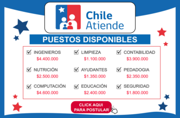 Convocatoria de Empleo – Chile Atiende