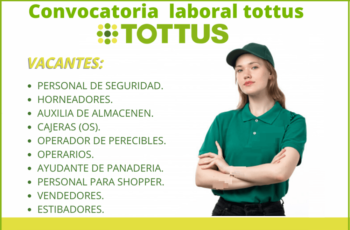 Convocatoria de Empleo – Tottus Perú