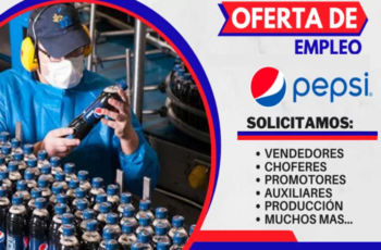 PEPSI: Ofrece nueva oferta laboral para muchos puestos