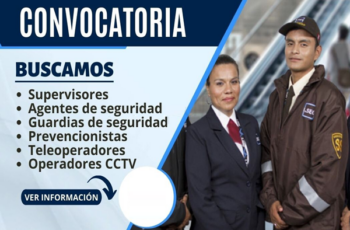 Convocatoria para agentes de seguridad