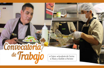 Convocatoria para cocineros y ayudantes de cocina