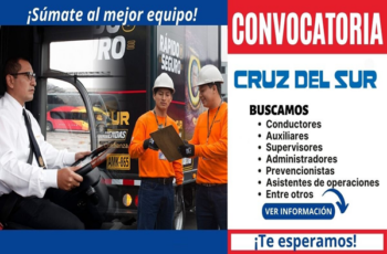 Cruz del Sur presenta nuevas opciones de trabajo | Postula aquí