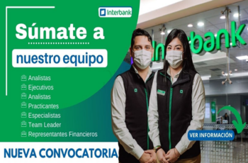 Interbank Perú presenta su bolsa de empleo | Postula aquí